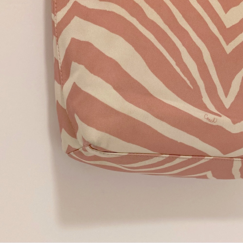 Coach Pink Zebra Print Tote - Picture 12 of 12